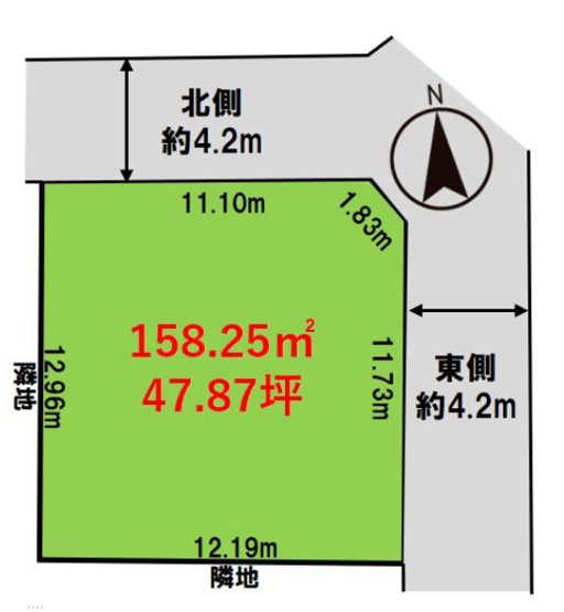 【区画図】 | 川越市古谷上　中古戸建
