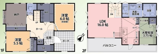 【間取り】 | 川越市今福　中古戸建