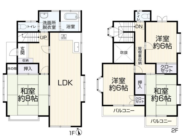 【間取り】 | 川越市大仙波　中古戸建