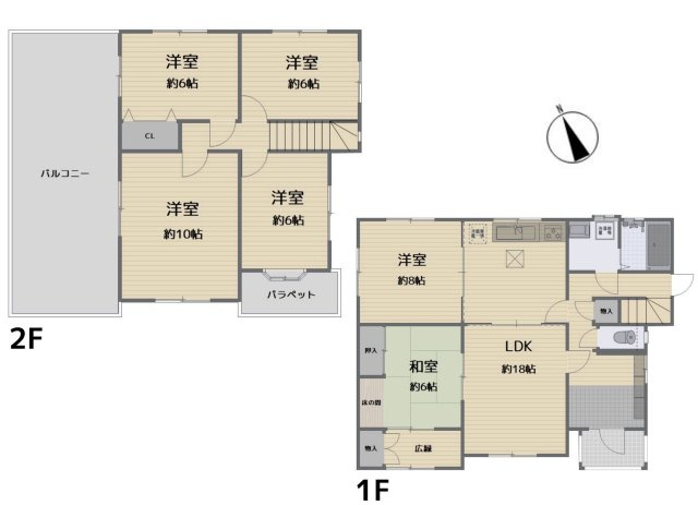 【間取り】 | 川越市豊田本4丁目　中古戸建