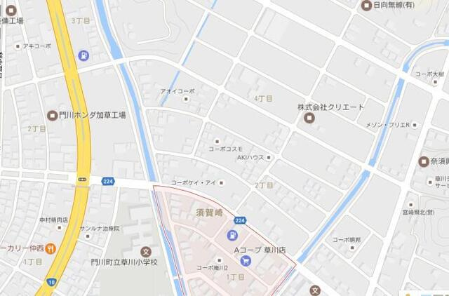 アオイコーポの地図