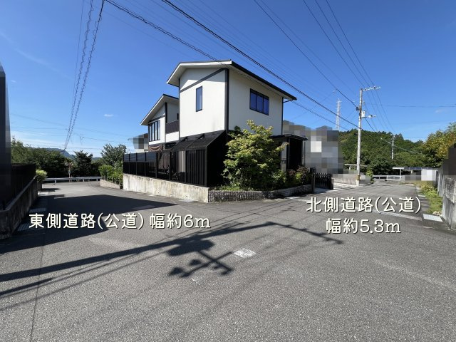 【前面道路含む現地写真】 | 高知市口細山