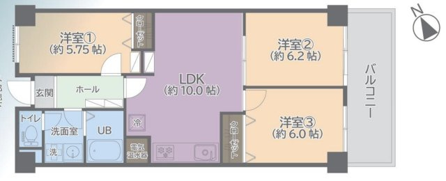 【間取り】 | ハイラーク川越