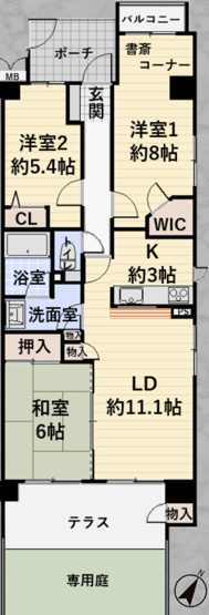 【間取り】 | オーベル川越・南大塚