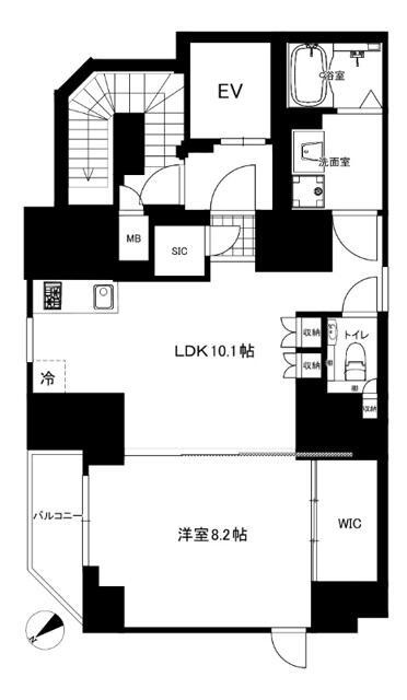 CREAL　premier恵比寿の間取り