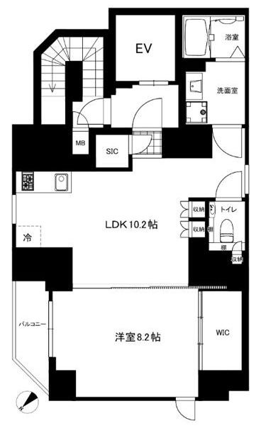 ＣＲＥＡＬ ｐｒｅｍｉｅｒ恵比寿の間取り