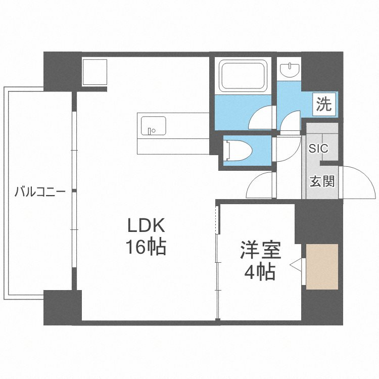 BRAVE徳井町の間取り