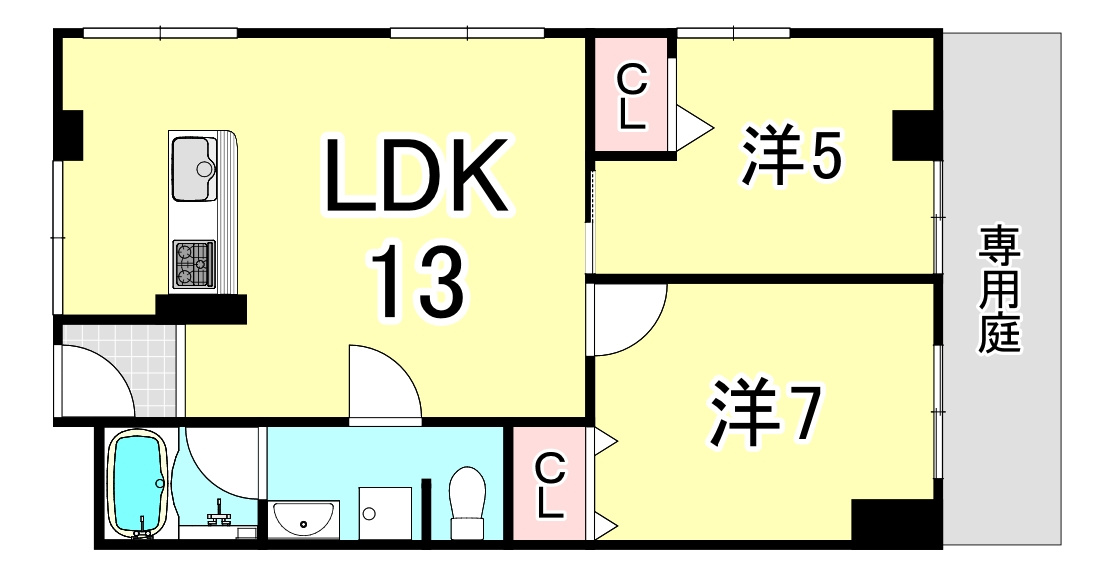 ハイツ相生の間取り