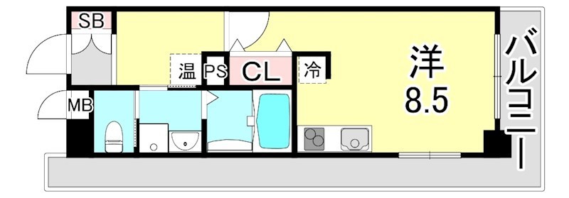 willDo浜崎通の間取り