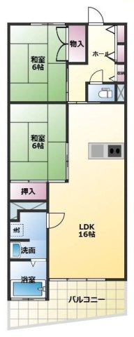 パシフィックビスタⅣの間取り