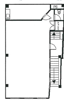大津市馬場１丁目の店舗事務所の間取り