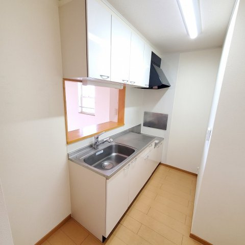 熊本市東区御領５丁目のアパートのキッチン