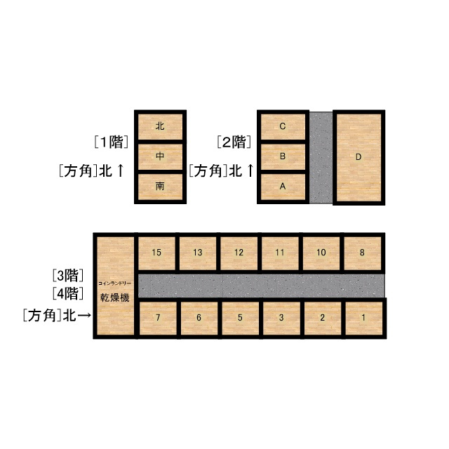 ヨシタケビルの区画図