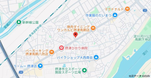 鳥飼本町5丁目連棟貸家の地図