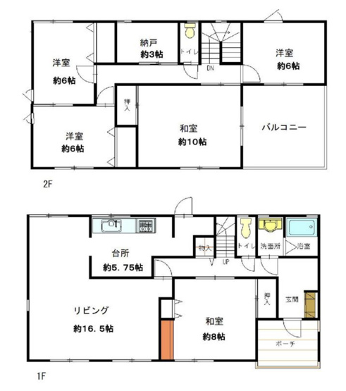 【間取り】 | 日高市中鹿山　中古戸建
