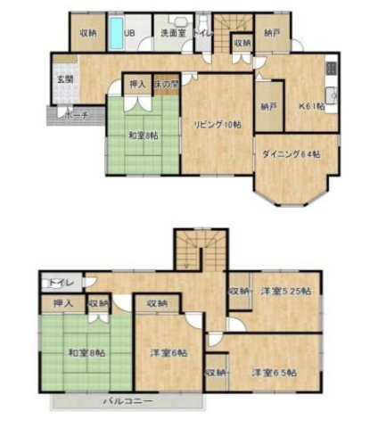 【間取り】 | 日高市横手1丁目　中古戸建