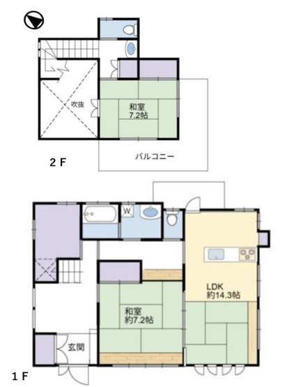 【間取り】 | 日高市南平沢　中古戸建