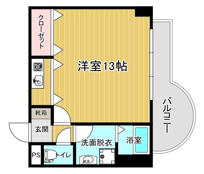 モアフィールド天神南の間取り