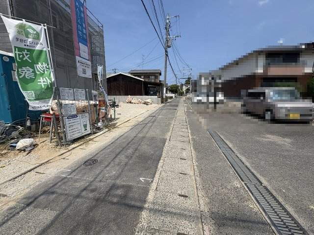 【その他】 | 福岡市東区塩浜1丁目第6　3号棟（全3棟）【仲介手数料無料・0円】 | 現地写真。前面道路です。