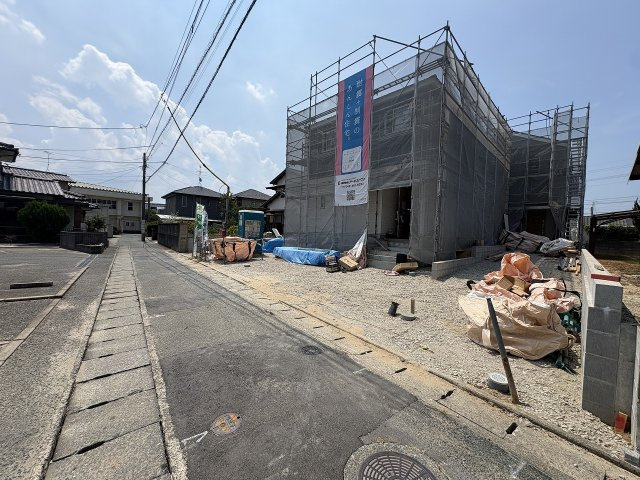 【その他】 | 福岡市東区塩浜1丁目第6　3号棟（全3棟）【仲介手数料無料・0円】 | 現地写真。前面道路です。