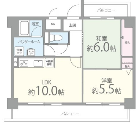21世紀ペガサスⅢの間取り