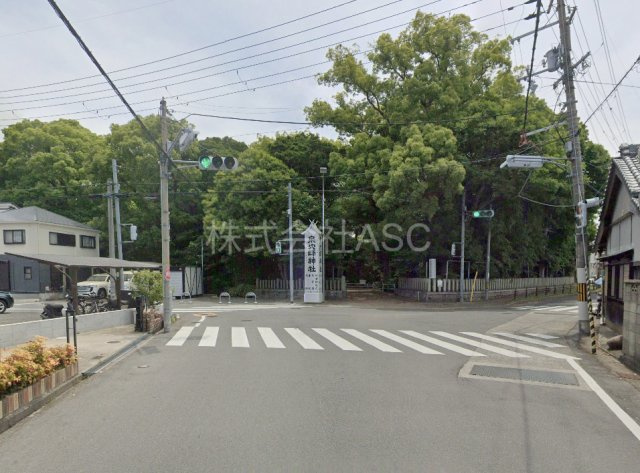 泉大津市池浦町倉庫の周辺
