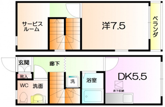 【間取り】 | エルセレーノ香ヶ丘