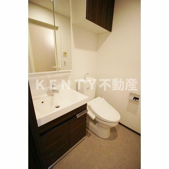 【洗面所】 | プレール・ドゥーク北品川 | ゆったりとスペースのある洗面所