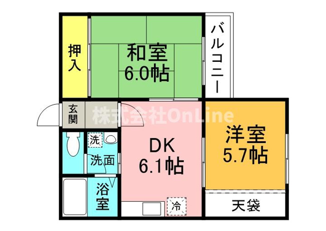 【間取り】 | Growth Pacific 長田