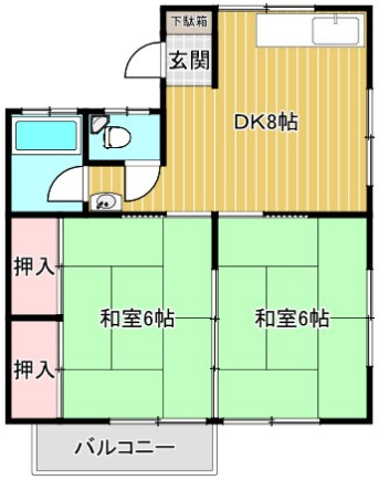ベアコーポの間取り