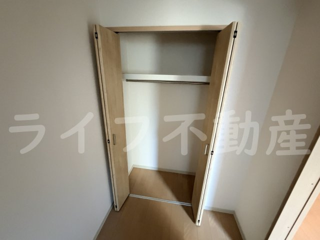 F+style東大阪本庄2号館の収納|大きなスペースがあり、収納には困りません