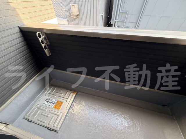 F+style東大阪本庄2号館のバルコニー|広々としたバルコニーです