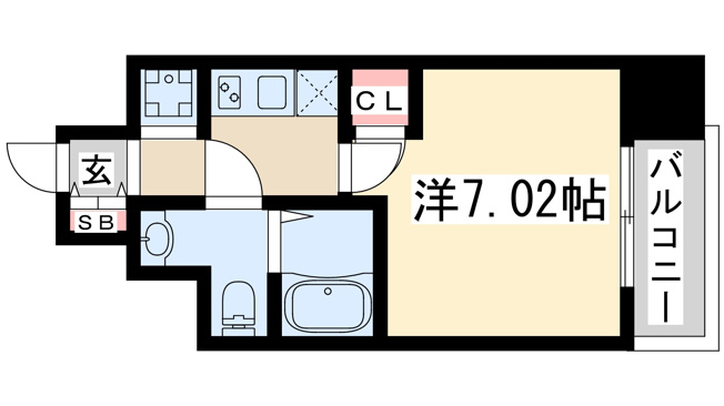【間取り】 | ドゥーエ江坂3