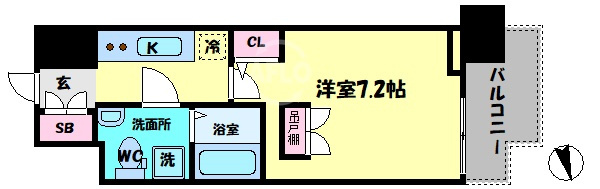 セレニテ難波プリエの間取り|セレニテ難波プリエ　間取り