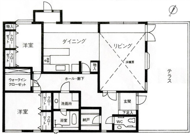【間取り】 | クレアシオン目黒