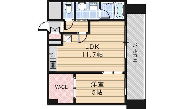 グレイス阿倍野松崎の間取り