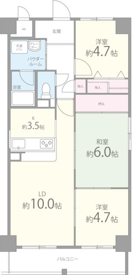 【間取り】 | エクセレンス青山