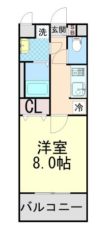 Clair摩耶の間取り