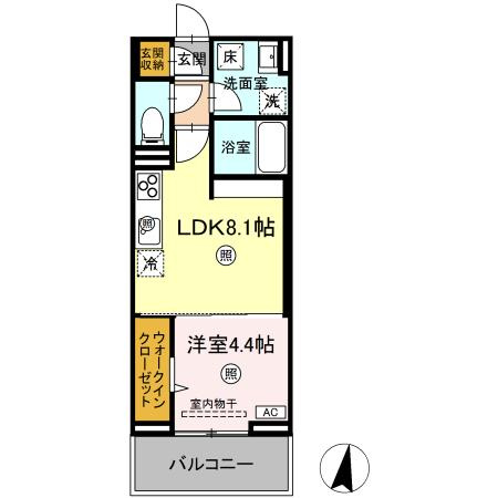 D-residenceM＆Kの間取り