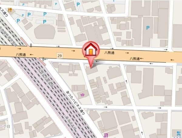 リアライズ沢下町Ⅱの地図