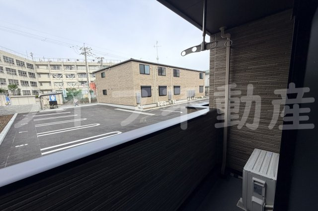 アゼリアⅡのバルコニー