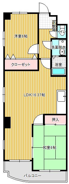 アメニティ周船寺の間取り