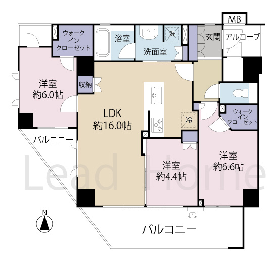 【間取り】 | レジデンスコート馬事公苑