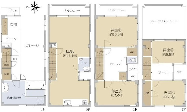 宇品海岸リフォーム済み4階建て物件