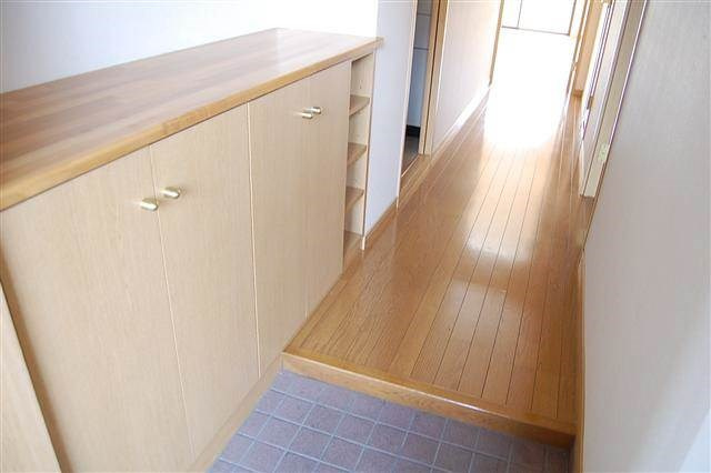 熊本市東区健軍本町の賃貸マンションの玄関