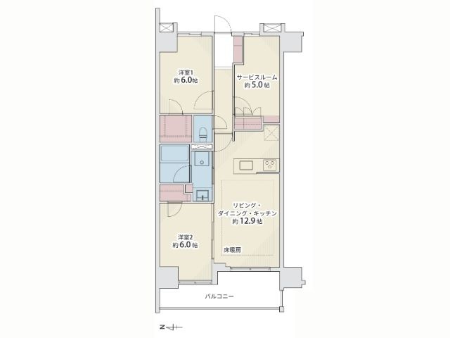 プレシス東陽町の間取り