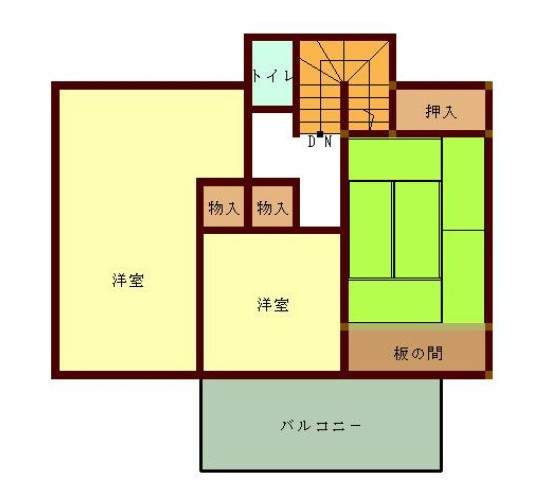 館林市 高根町（館林駅） 2階建 ５ＳＬＤＫの間取り