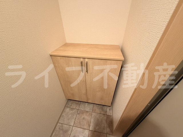 F+style東大阪本庄2号館の収納|専用の収納スペースです