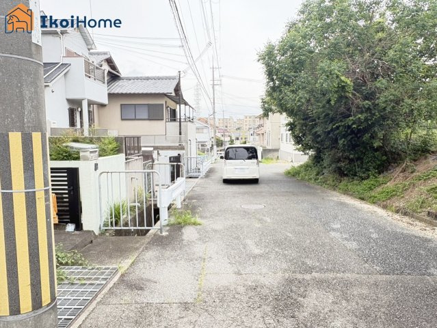 神戸市西区今寺　土地の前面道路含む現地写真|●年中無休：当日予約可●前面道路は幅員ゆったり約6ｍ、交通量少なめで安心の住環境です。