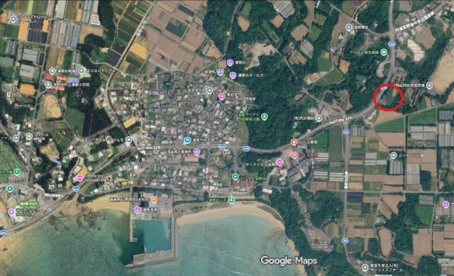 【事業用地】宜野座村惣慶土地の土地図